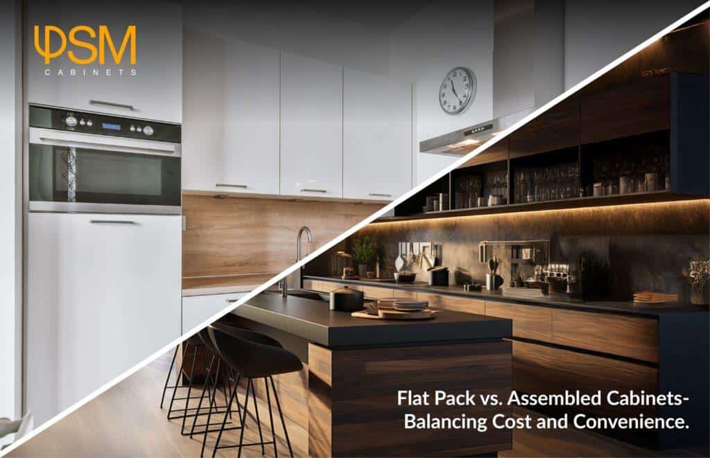 Flat Pack vs. Assembled Cabinets- Balancing Cost and Convenience